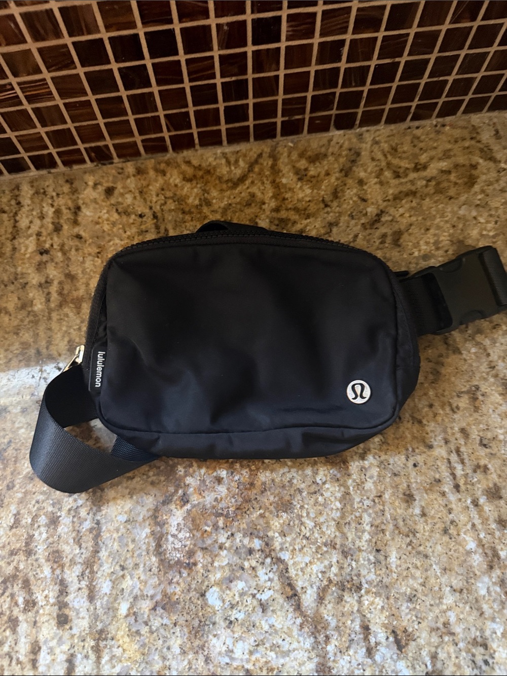 lululemon athletica Black Waist/Crossbody Belt Bag